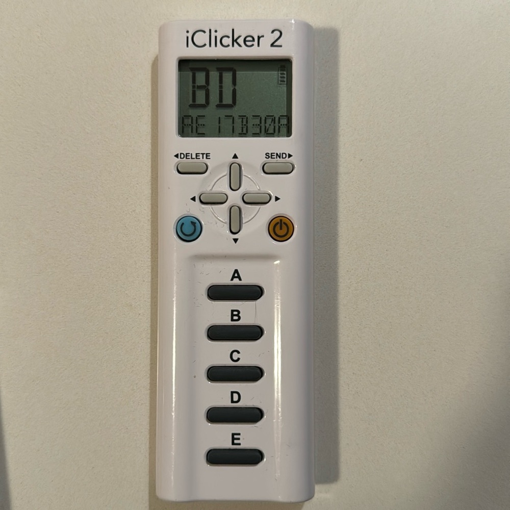 iclicker 2 remote